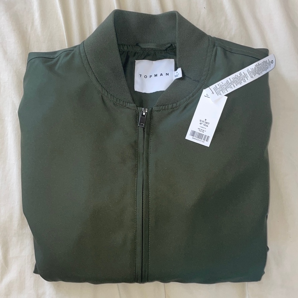 Topman Mens Bomber Jacket